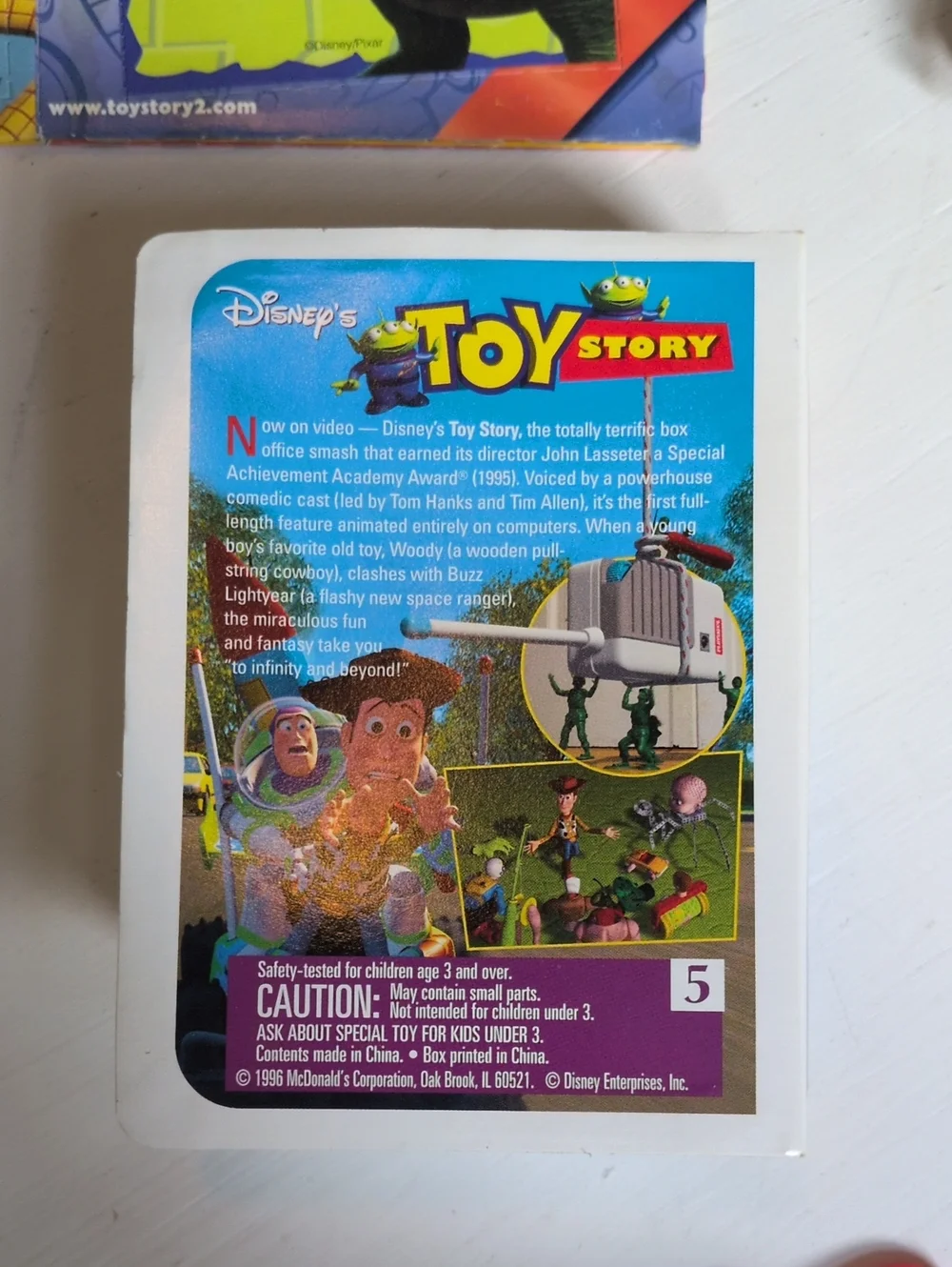 Vintage McDonald's Toy Story Happy Meal Toys Woody Buzz Alien Slinky Dog Rex